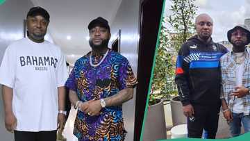 Isreal DMW happily hails Davido as he shops in Paris, clip trends: "He loves OBO unconditionally"