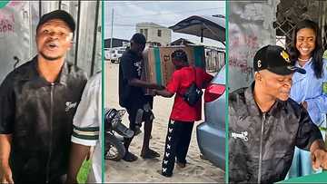 Viral fish pie seller Alex Evalsam screams in excitement after getting deep freezer as gift
