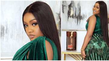 Davido's Chioma puts her massive backside on display in new fiery 'owambe' photos, sparks reactions from many