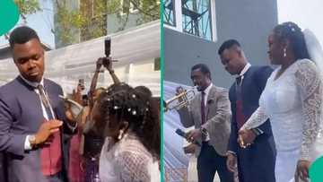 Nigerian couple celebrates grand wedding without spending money, says everything was sponsored