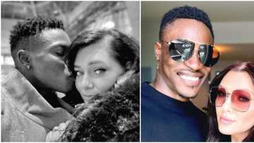 You guys are the cutest: Sweet words as BBNaija’s Bassey and his oyinbo wife celebrate his 2 years in America