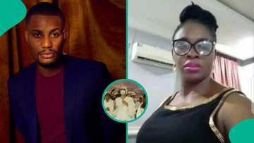 Lady seems unhappy, raises question over secret Alexx Ekubo kept in his marriage before passing