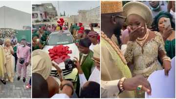 Trending video shows moment Comedian Craze Clown received white Benz car as wedding gift