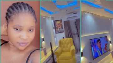 "I can't follow a man to cheap hotel of N10k": Lady brags in video, flaunts interior of her house