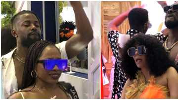BBNaija: Photos, videos from beach-themed Saturday night party, housemates had the time of their lives