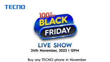 Join the League of Winners and enjoy the Bliss of Rewards in the TECNO Black Friday Sales