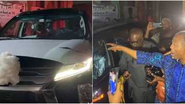 Family and friends gather to surprise Femi Kuti with brand new car as 60th birthday gift, fans gush