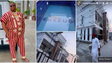 “Abidu Shaker,” Cubana Chiefpriest brags as He Shares video of His newly Completed Mansion in Owerri