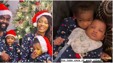 "These boys are so cute": Fans gush over adorable video of Khafi and Gedoni's sons holding each other
