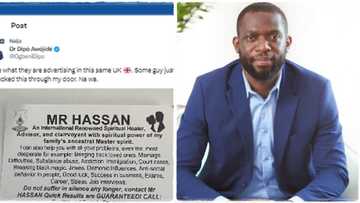 "He has email address": Native doctor visits man's house in UK, drops advert paper on his door
