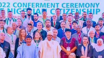 We pledge allegiance to Nigeria: Buhari confers citizenship on Spanish prof, 285 foreigners