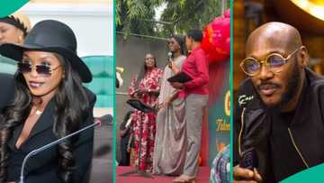 2Baba’s wife Natasha delivers speech on his behalf at Children’s Day event, video ignites reactions