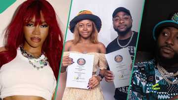 Singer Liya leaves Davido’s DMW record label, mixed reactions trail her post: "So no evidence last last"