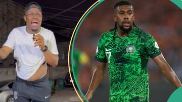 “Okocha talk to ur brother”: Lege Miamii tells Alex Iwobi to return his IG photos, tasks his babe