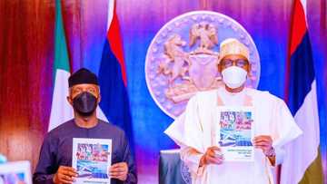 Buhari launches national development plan 2021-2025, lists out massive achievements with the previous ERGP