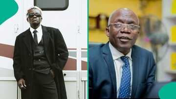 Portable wants Femi Falana to defend him in court, fans react: "You will abuse him later"