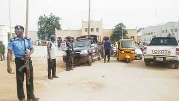 Hotunan yadda aka tsananta tsaro a fadar sabon Sarkin Zazzau