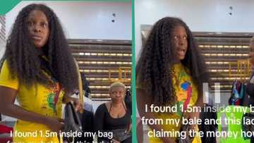 "You bought a bag not dollars": Businesswoman and buyer clash over who owns $1,000 found in bag