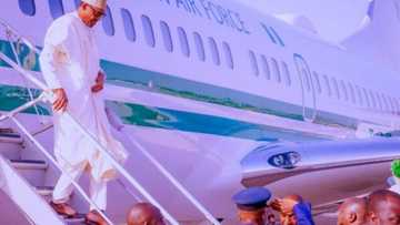 Ziyarar Umrah: Buhari ya dawo Najeriya bayan shaefe kwanaki 8 a kasar Saudiyya