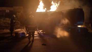 Bidiyo: Motocci da dama sun ƙone sakamakon gobarar tankar dakon man fetur a Legas