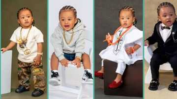 "N125k for only shoe?" Mum who spent over N400k on son's birthday photoshoot causes buzz online