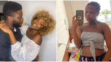 Crazeclown's wife shares photo of her post-baby tummy weeks after welcoming a child