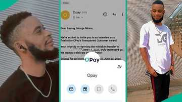 Man displays unexpected mail from Opay after reporting N10 million mistakenly sent to his account