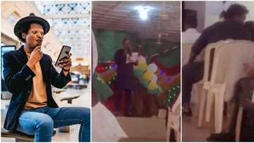 Pastor reportedly sends bridal train out during wedding service in Edo for dressing indecently, video emerges