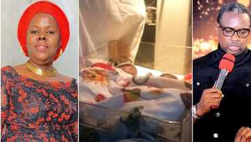 "God did it": Nigerian couple welcomes twin babies after 21 years of childlessness