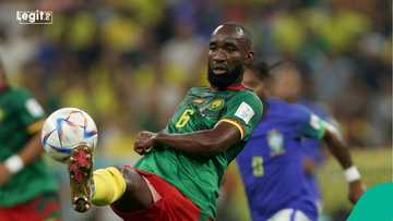 Cameroon winger responds after teammates troll him over cheating allegations in Russia, video
