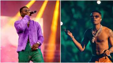 “If i knack you once na boy”: Wizkid tells dancer who was whining her waist on him to be careful, fans react