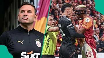 Galatasaray manager reacts after Osimhen grabs opponent in heated outburst vs Besiktas