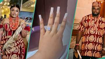 Pretty Nigerian lady weds man she met on TikTok, love story goes viral