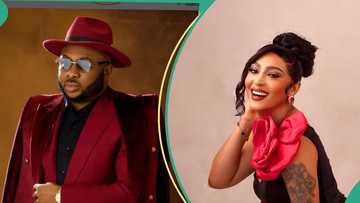 Tonto Dikeh’s ex-husband Olakunle Churchill and his wife Rosy Meurer spark rumours of marital crisis