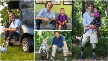 Man lost both legs as a kid, his rich parent spent N9.8m to get him prosthetics, he now helps children