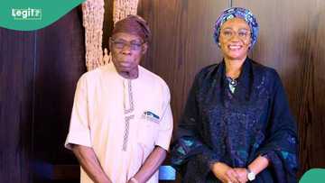 "These guys used Obi dump" Nigerians react as Obasanjo visits Oluremi Tinubu on Sallah celebration