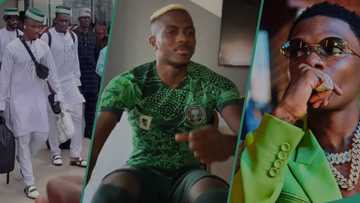 AFCON 2023: Super Eagles arrive in Cote d’Ivoire, Osimhen vibes to Wizkid's song in video