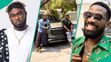 Dbanj surprises Slimcase with brand new car, singer's reaction trends
