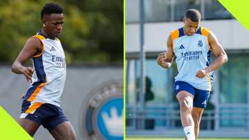 Video of Vinicius Jr and Mbappe celebrating at training excites fans