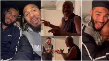 Twins who hadn't seen each other for months switch clothes, confuse aged father, dad can't tell them apart