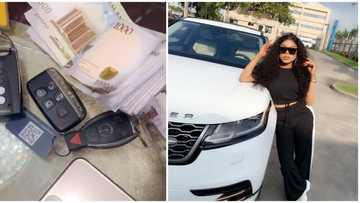 Generator remote control spotted as Bobrisky flaunts keys to his three cars on IG (screenshot)