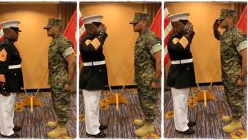 "Gallant men": Soldier gets respectful salute from his young son who joined military, video goes viral