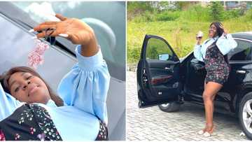 Double celebration as comedian Ada Jesus hits 400k followers on Instagram, buys own car