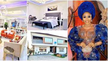 Fans catch rare glimpse of Mercy Eke’s new Lagos mansion as breathtaking photos of its interior goes viral