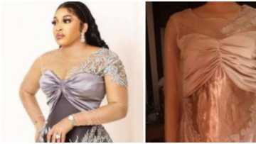 Fashion disaster: Mixed reactions as lady receives badly tailored dress, photos go viral