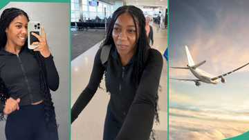 Lady pays for flight, travels from America to Nigeria just to braid her hair, lands at Lagos airport