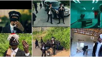 Ikorodu Bois recreate 21 Savage, Lildurk and Nardo Wick's song with wheelbarrow, mop head, hilarious costumes