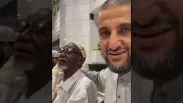 Yadda tsoho dan Afrika ya siyar da gidansa tilo, ya tattara ya tafi Umra da Hajji