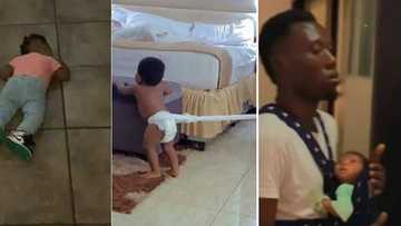 Lady meets daughter on the floor after asking her dad to babysit: 3 funny times men took care of kids