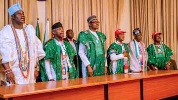 Ana tsaka da yakin neman zabe, shugaba Buhari ya gana da wasu Sarakunan gargajiya a Kudancin Najeriya